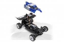 1:24 Maverick Microbe Flux Buggy 2WD RTR (modrá)