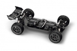 Buggy QByte XB Pro 1/12 – fluorescenční zelená