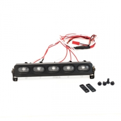 Hliníková svetelná rampa s oválnými reflektormi 128 mm