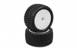 Zadné nalepené Off Road 1/10 gumy, hrubý cestný profil, 2 ks. HTR-T432