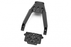 1:10 Hobbytech Brushless Buggy XMid 2WD: Přední bulkhead a držák ramen zavěšení