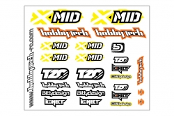 1:10 Hobbytech Brushless Buggy XMid 2WD: Samolepky