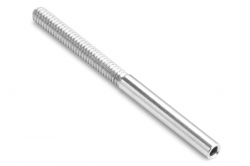 Ocelová spojka táhla M2, průměr 1 mm (100 ks)