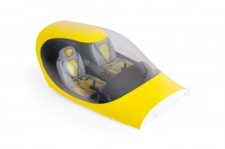 KAVAN Bristell B23 1600mm ARF: Žltá kabína