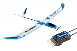 Kavan Falke 1800mm BNF s prijímačom Kavan R6 (modrý)