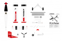 Kavan Pilatus PC-6 Porter 1500mm ARF (červený)