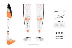 Kavan Twisty 1512mm ARF (narancssárga)