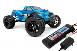 KAVAN GRT-10 Thunder 2,4 GHz 4WD Monster Truck 1:10 - Modrý - RTR KAV06.GRT10TB-RTR