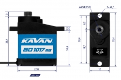 Kavan GO-1017MG BB HiVolt DIGITAL servo