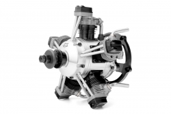 Kavan FS400AR 4T Sternmotor Fünfzylinder 64 ccm