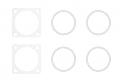 Kavan FT160AR: Sada těsnění (hlava, zadní víko, sání)