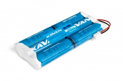 Vysílačový akumulátor Kavan NiMH AA 7,2V 2000mAh (Aurora 9)