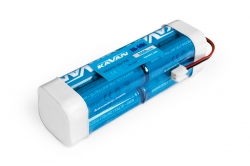 Vysílačový akumulátor Kavan NiMH AA 9,6V 2000mAh (Hitec)