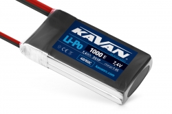 KAVAN Li-Po 1000mAh/7,4V 40/80C 7,4Wh KAV33.6002
