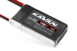 KAVAN Li-Po 1100mAh/7,4V 30C + Dean T KAV33.7190