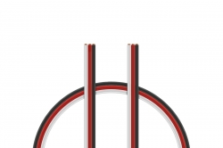 Kábel trojžilový plochý tenký FU 0.14mm2 (PVC) KAV36.30081