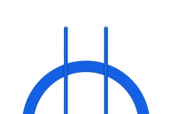 Kábel PVC 0.055mm2 10m (modrý) KAV36.3021BL