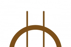 Kabel PVC 0.055mm2 10m (hnědý) KAV36.3021BR