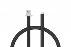 Servokábel 100mm, SH - HOTT 0,08qmm plochý silikónkábel, 1 ks KAV36.48010.1