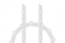 Špirálová bužírka 5x3,7 mm transparentná 20m KAV36.61101.20