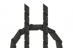 Rura spiralna 10x8,2 mm, długość 10 m (czarna)