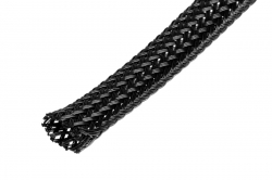 Pokrowiec na pończochę 6mm, długość 25 m (czarny)