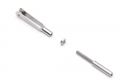 Vidlička kovová M2 s ocelovou spojkou 1,2mm (10 ks)