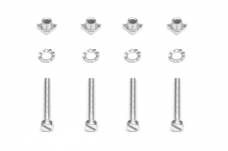 Súprava upevňovacích skrutiek motora M4x25 mm, 4 ks. KAV50.0086