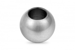 Poniklovaná mosadzná gulička 3/16 (4,76mm) s dierou 2,0mm, 100 ks. KAV50.0120G/100