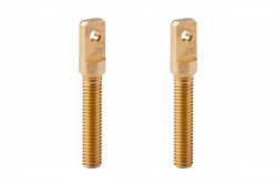 Mosadzná skrutka M3 s okom, 10 ks. KAV50.0146/10