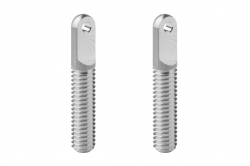 Hliníková skrutka M4 s okom, 2 ks. KAV50.0147