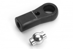 MAXI kĺbok M3 s guľovým kĺbom 6,0mm a vŕtaním 3,0mm, 10 ks. KAV50.1405/10