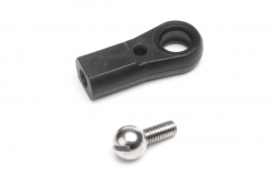 MAXI kĺbok M3 s guľovým kĺbom 6,0mm s čapom M3, 2 ks. KAV50.14060