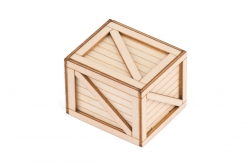 Drevený box malý expedícia 1:18