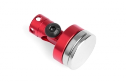 Hliníkový magnetický držák karoserie 1:10, červený (4 ks)