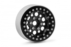 1,9'' hliníkové beadlock disky pro 1:10 crawler/expedice černé (2 ks)