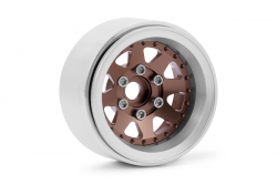 1.9'' Hliníkové beadlock disky offset -10 mm pre 1/10 crawler/expedícia bronzové - 2 ks KAV52.2.020