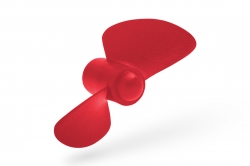 Lodná skrutka 40SR/M4 červená Nylon 2L KAV53.13641