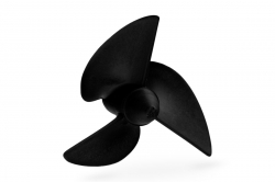 Śmigło wyścigowe 3 łopatkowe, lewe 33mm/M4