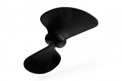 Závodná lodná skrutka 2 listová, ľavá, stúpanie 48mm, 50,0mm/M4 KAV53.455.9L