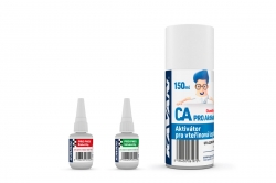 KAVAN PRE PNEU stredné a riedke sekundové lepidlo 20g + Kavan PRE aktivátor CA 150ml KAV56.9945.CZ