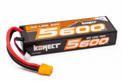 KONECT LiPo 5600mAh 7.4V 60C 2S1P 41,4Wh (XT60) KN-LP2S5600-XT60