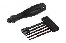 Set 1/4" bitov vrátane rukoväte (1.5, 2.0, 2.5mm imbus a 5.5, 7mm nástrčkový) KOS13204-1/4SET