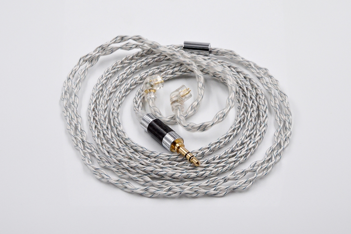 KZ 784 Core Blue/Silver smíšený kabel (C-Pin)