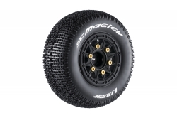 SC-MAGLEV 1/10, 12mm, 14mm a 17mm odnímateľný hex, Čierne disky, 2 ks L-T3145SB