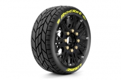 B-ROCKET SOFT 1/8, 0 a 1/2 offset 17mm odnímatelný hex, Černé disky, 2 ks L-T3362SB