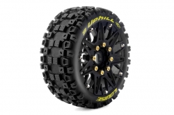 B-UPHILL SOFT 1/8, 0 a 1/2 offset 17mm odnímatelný hex, Černé disky, 2 ks L-T3364SB