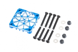 WorksTeam Hliníková mriežka pre 30mm ventilátory - modrá L501980