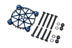 Hliníková ochranná mriežka V2 pre 40mm ventilátor vrátane montážneho materiálu L501983