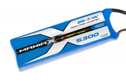 ManiaX Lipol 7.4V 5300mAh 45C RX MAX1009